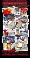 drawing crush feet comic color shoes blood shrunken_men sandals foot_crush zombie volcano-poplar advertizement