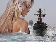 giantess collage ocean navy_ship accasbel ashley_hartman warship tin_can destroyer