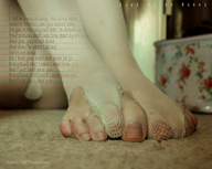 collage toes barefoot slave shrunken_men kneeling fishnets ajax submissive submission stray_heart