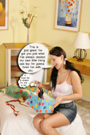 collage shrunken_woman captions gift