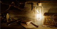 wings fairy bottle entrapment glowing
