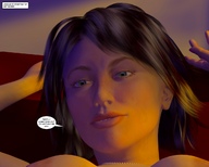 breasts jessica barefoot soles story shrunken_men game jessi_and_vicky jessi dialogue daniel tiny_mk digital_render