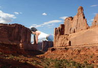 giantess collage desert wonderslug sky denise_milani cliff redrocks