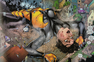 breasts drawing giantess manga mega color destruction anime brunette avengers dialogue janet_van_dyne marvel_comics the_wasp