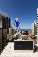 collage city destruction ocean helicopter wonderslug dress legs bus looking_down skyscraper falling sky taylor_swift high_res