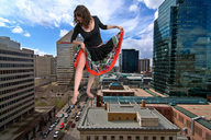 giantess collage skirt brunette looking_down vehicle_crush intershrinker