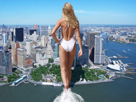 giantess collage city mega blonde butt barefoot helicopter wonderslug skyscraper manhattan new_york_city hands_on_hips wading behind_view erin_heatherton battery_park