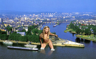 giantess collage blonde swimsuit blue_eyes water looking_at_viewer taran sea_goddess eva_habermann german_corner