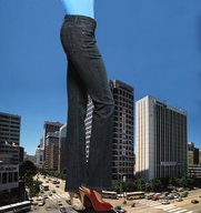 giantess collage city cars high_heels buildings jeans street sky potyzeff