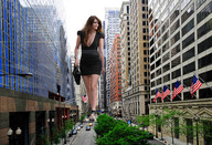 giantess collage city cleavage high_heels wonderslug legs walking streets between_buildings mischa_barton flags crushed_car