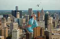 giantess collage city destruction helicopter wonderslug skyscraper crouching between_buildings