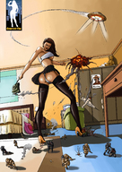 panties upskirt butt high_heels tank domination shrunken_men amazon nylons under_foot bedroom soldiers giantessfan shrunken_military looking_at_tiny