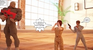 giantess crush feet vore manga barefoot shrunken_men shrunken_woman jessi_and_vicky tiny_mk digital_render