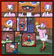 vore furry comic daisy thor66 disney daisy_duck donald_duck donald