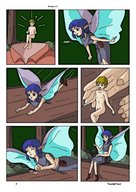 drawing vore fairy story shrunken_men sitting thor66 magic set swallowed bench panels reading stomach_acid stomach_view