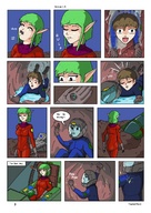 vore space comic color invasion story shrunken_men thor66 swallowed stomach_view space_battle pointed_ears