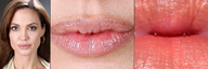 collage micro brunette lips shrunken_men looking_at_viewer angelina_jolie giantesscity
