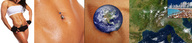 giantess collage earth planet brunette sweat navel muscles abs looking_down tattoo manicure panels continent giantesscity workout_gloves navel_ring