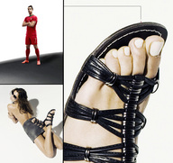 collage micro feet brunette lying_down shrunken_men shrunken_man on_shoe giantesscity