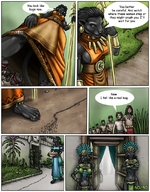 furry comic color shrunken shrunken_men panther dragonesslife tribal the_lost_golden_staff_of_the_dragon_queen the_lost_golden_staff