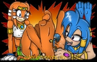 drawing giantess feet furry shrunken_men worship sonic_the_hedgehog hedgehog giantesses