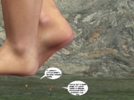 giantess story grass outdoors actual_mountains a_big_encounter kentbobby2000 digital_render