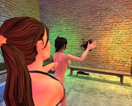 nude blood brunette gmod shrunken_men cement_floor digital_render