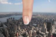 giantess giga city finger outdoors impending_doom