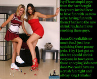 crush collage blood story dress cheerleader shrunken_men foot_crush worship shadester