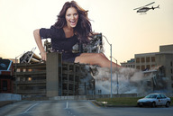 giantess collage mega destruction helicopter brunette laughing_giantess