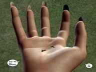giantess handheld story flatworld a_big_encounter kentbobby2000 digital_render