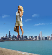 giantess collage mega blonde beach ocean glasses outdoors pamela_anderson