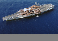 breasts giantess collage mega swimsuit barefoot ocean wonderslug lying_down sunglasses giantesses ships aircraft_carrier sunbathing downward_angle flight_deck petra_cubonova ewelina_olczak