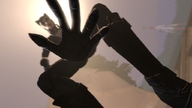 looking_down leather outdoors point_of_view looking_at_viewer jetslasher catwoman reaching_for_camera selina_kyle digital_render