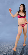 crush city mega swimsuit destruction barefoot brunette low_angle airplane giantess_katelyn pink_nails pedicure nail_polish manicure minecraftdubstep
