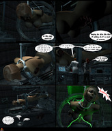 giantess amputee captured lab panels foreign_text scientists digital_render