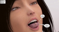 gentle tongue mouth story shrunken_men face close_up tiny_mk angles_playground_chapter_2 digital_render