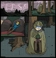 drawing color shrunken_men thor66 storm rain lap lightning panels