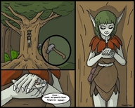 drawing handheld story tree shrunken_men hand thor66 entrapment woods panels