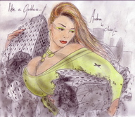 drawing giantess city destruction cleavage buildings olivier crushed_building