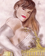 drawing giantess city color destruction breast_crush face tarrass20020 olivier looking_at_viewer crushed_building