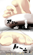 drawing giantess crush feet color toes sandals vehicles road pakfa0003jp white_sandal