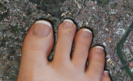 crush collage feet city mega toes unknown_artist french_pedicure suburbs giantess_feet downward_angle giantess_rachel