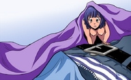 drawing nude color clothed blue_hair crawling shrunken_woman jitensha