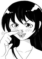 drawing vore monochrome jitensha boku_wa_tomodacchi_ga_sukunai sena_kashiwazaki yozora_mikazuki