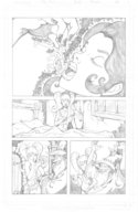 drawing monochrome mouth dangle dream between_fingers manicure panels femforce implied_vore taghuso