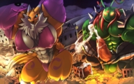 drawing giantess furry anthro city color cum destruction giant penis cleavage muscles