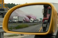collage destruction toes barefoot traffic highway mick_78 mirror vehicle_crush giantess_feet rear_view_mirror