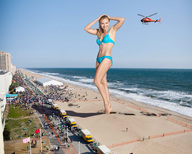 giantess collage blonde swimsuit beach barefoot ocean helicopter wonderslug foot_print sand daria_protsenko fenced