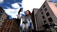 giantess city handheld buildings gloves clouds sky between_fingers licking_lips imminent_vore body_suit sir_ethin looking_at_tiny kerrigan digital_render